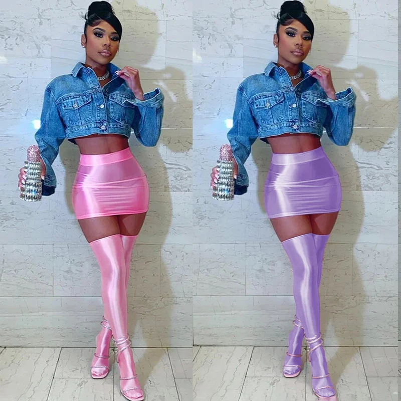 Summer Mini Skirt Socks Pink Dress Sexy Y2K Streetwear 2023 Women Fashion Clothing High Waist Pencil Cute Skirts Leggings