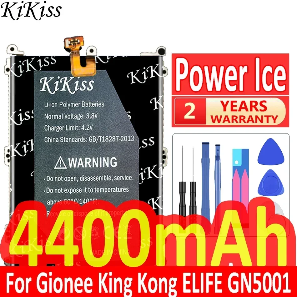Аккумулятор KiKiss 4400 мАч BL-N4000 BLN4000 для Gionee King Kong ELIFE GN5001 GN5001S V187 Highscreen Power Ice