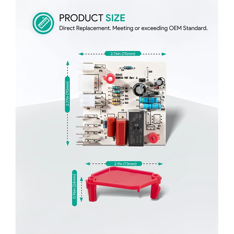 Электронная плата управления размораживанием холодильника комплект запасных