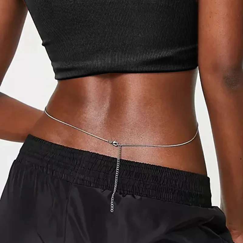 

Модное изысканное темпераментное женское бикини из нержавеющей стали с пряжкой