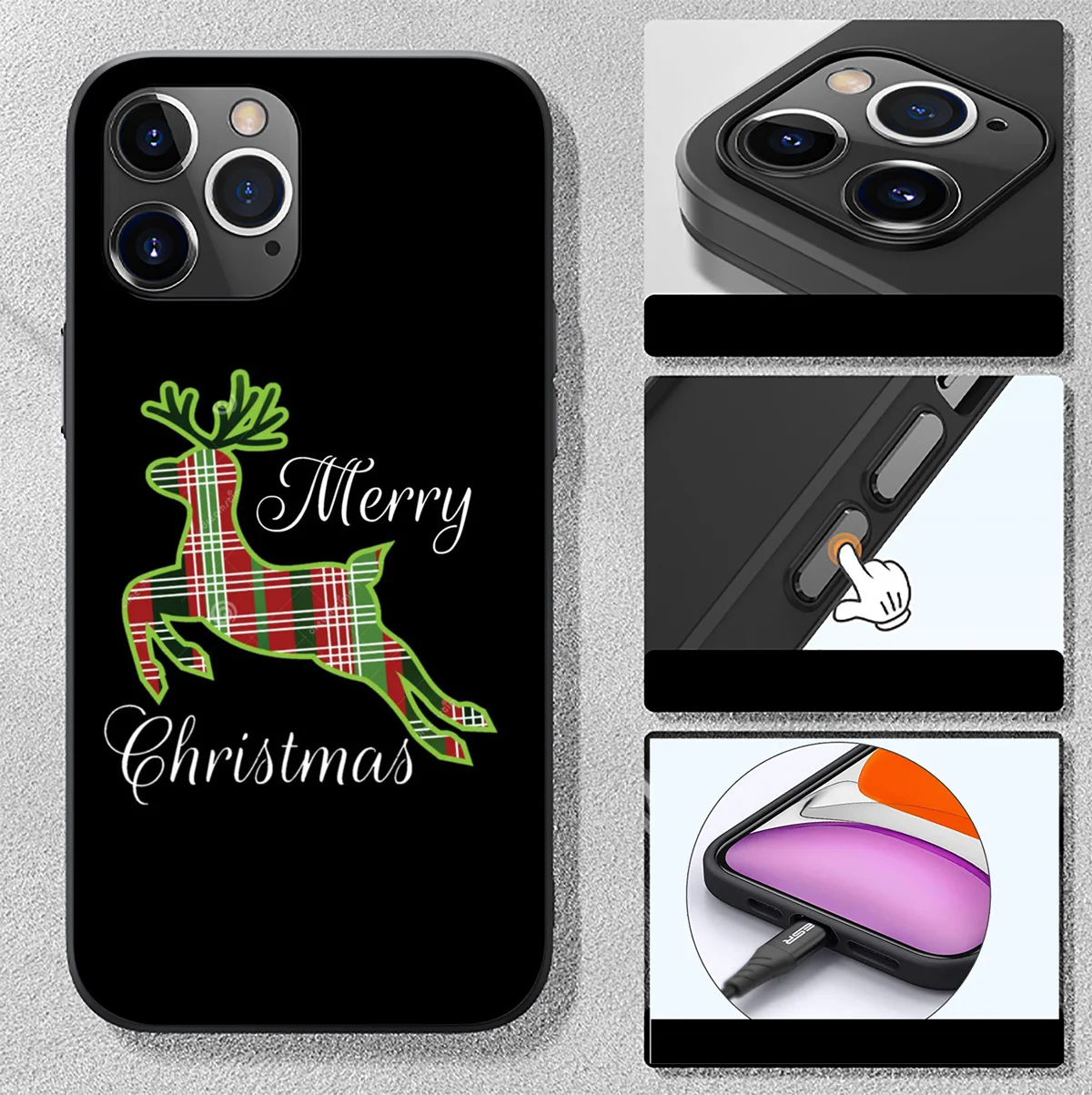 SA164 Tree Deer Merry Christmas Soft Case for Xiaomi Mi 9T 10T 11T 11i 11 12 A2 A3 POCO X3 M3 M2 F3 Pro NFC