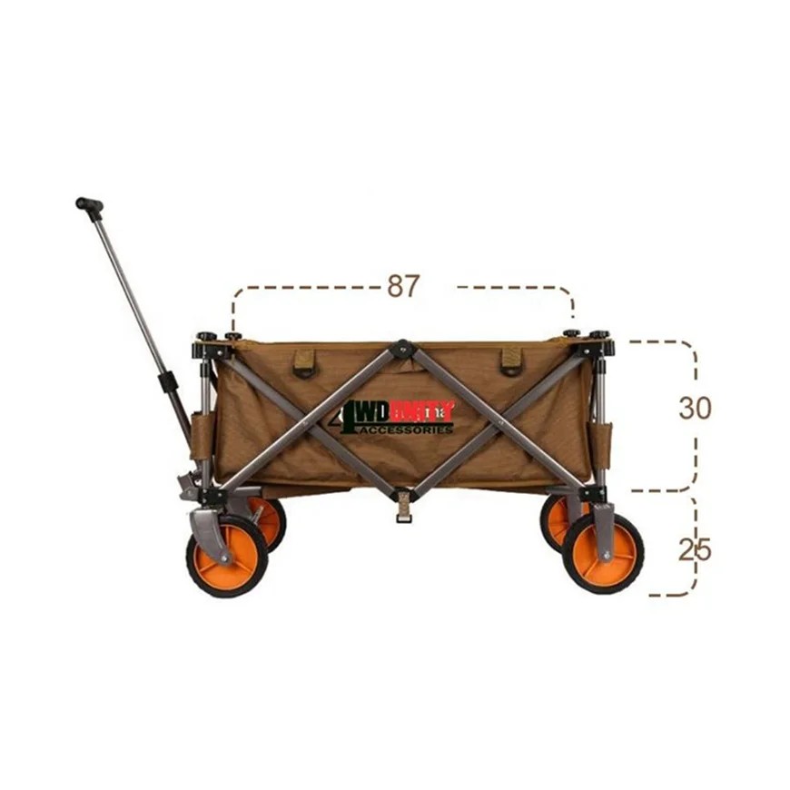 

Outdoor Cart Portable Camping Cart 600D Oxford Wear Resistant Folding Wagon