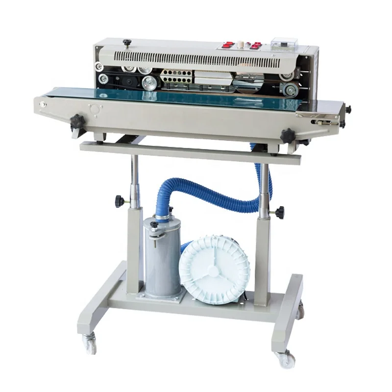 

Automatic continuous vacuum sealing machine