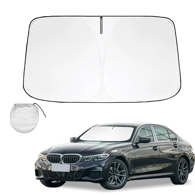 

Солнцезащитный козырек на лобовое стекло для BMW 3 серии 328i G20 G21 G28 F34 солнцезащитный козырек Защита от солнца складные блоки УФ-лучей сохраняет автомобильный кулер