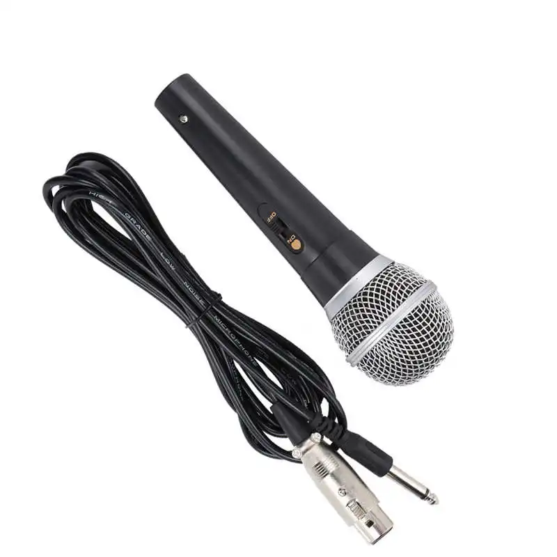 Динамический микрофон с кабелем XLR на 1/4 дюйма аудио подключение ручной подходит