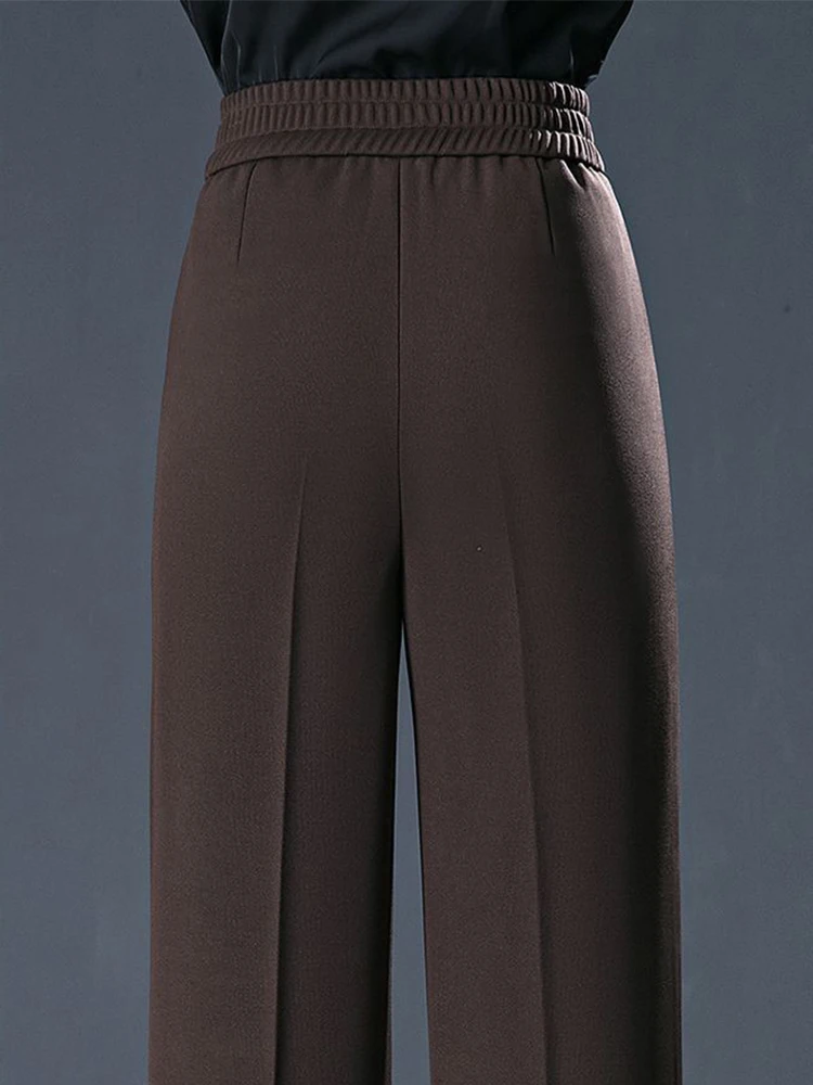 Классический элегантный прямой костюм длиной до щиколотки брюки новая