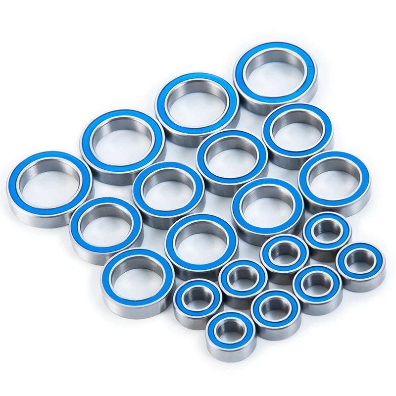 

26 Pcs Rubber Sealed Bearing Kit for Redcat Volcano EPX Pro , Tornado EPX Pro 1/10 RC Car Upgrade Parts Accessories
