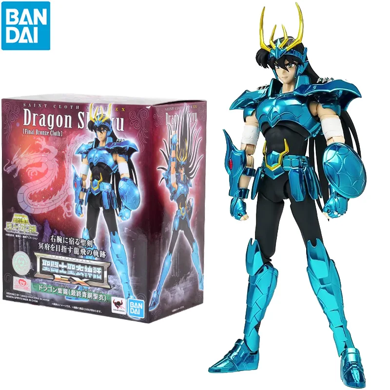 In Stock Original BANDAI SPIRITS Myth Cloth EX Shiryu Final Bronze Saint Dragon Saint Seiya Anime Figure Model Action Toys Gifts