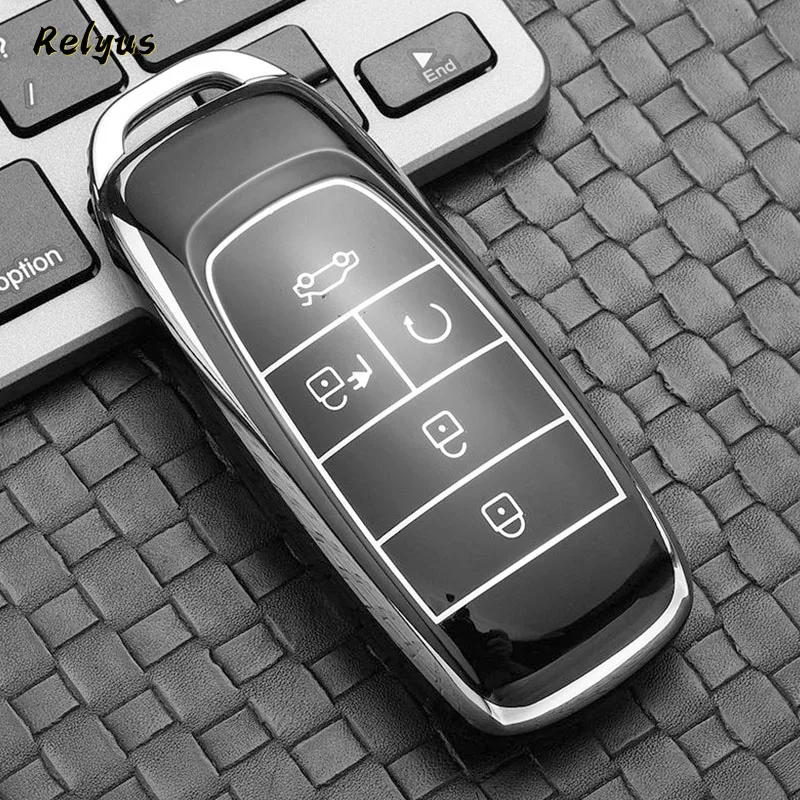 Для GAC Trumpchi GS7 GS8 GM8 GS5 GA6 GM6 Автомобильный чехол для ключей из ТПУ защитный полный