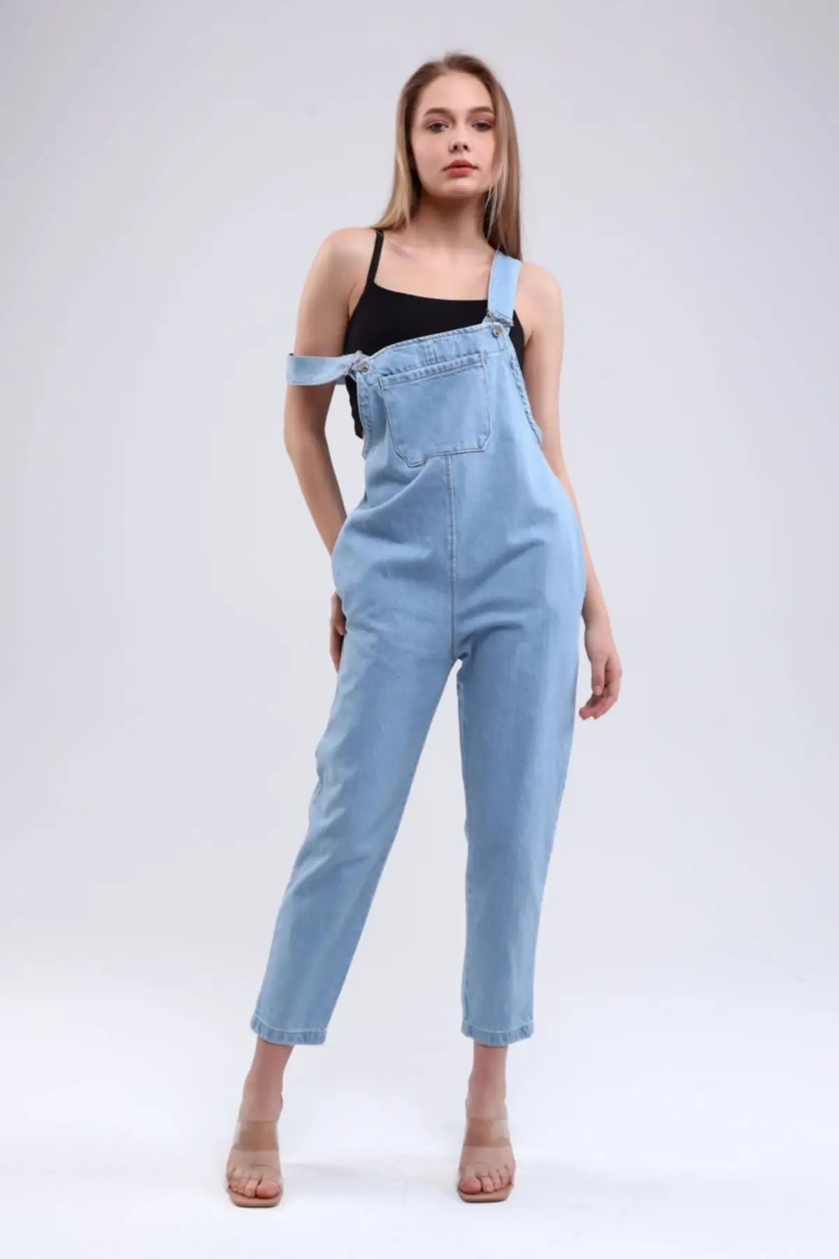 

Women's Overalls Denim Style Hot Casual Sleeveless Loose Baggy Trousers Jumpsuit Pants Romper Jumpsuit Jumpsuit Pants Romper Jumpsuit
