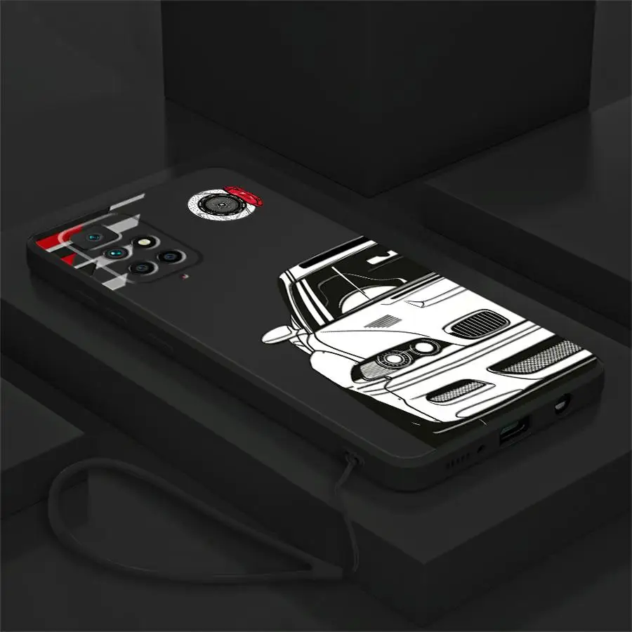 Мягкий чехол для телефона JDM Sport Car для Xiaomi Poco C85 F4 C71 F5 F3 X4 X3 Pro X3 NFC (art.: 3920d9966176d) - 3920d9966176d