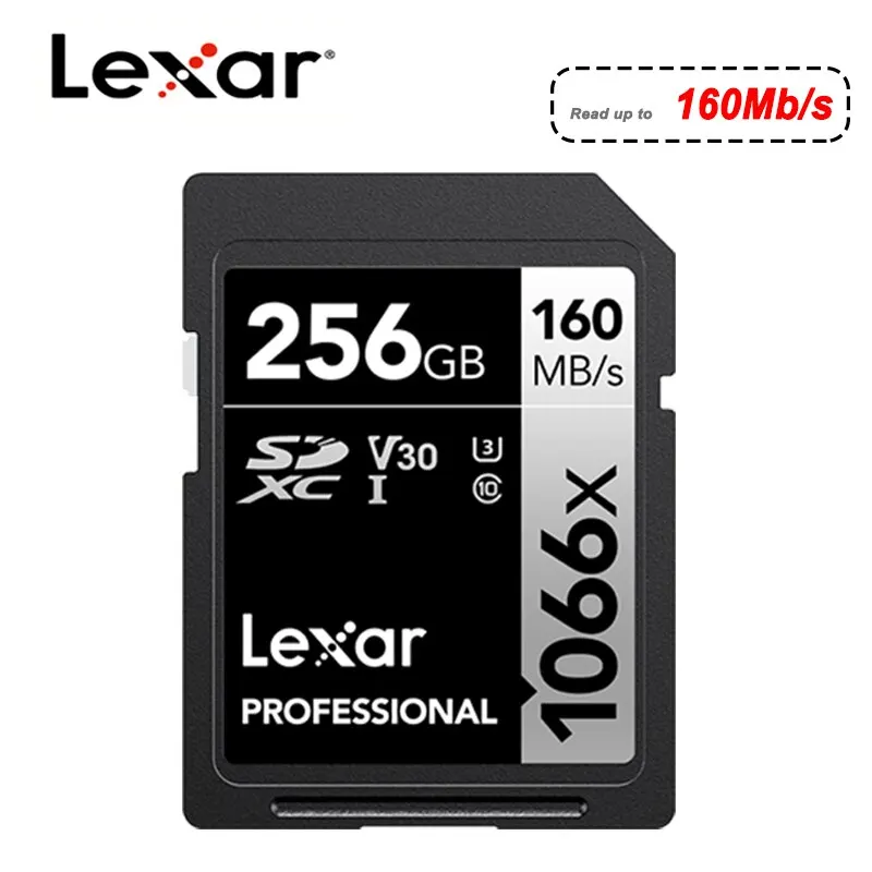 SD-карта Lexar 256 ГБ 128 512 1 ТБ U3 4K V30
