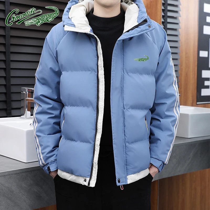 Cartelo brand ins explosion models two bars casual trend Korean version of the cotton-padded jacket 2022 autumn and winter warm