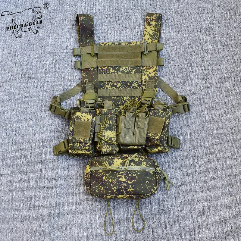 Нагрудный Жилет PHECDA 600D для пейнтбола легкий быстросъемный |