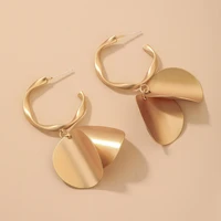 drop dangle earrings ins style metal ear stud fashion jewelry for women 925 silver needle wholesale classic design round shape
