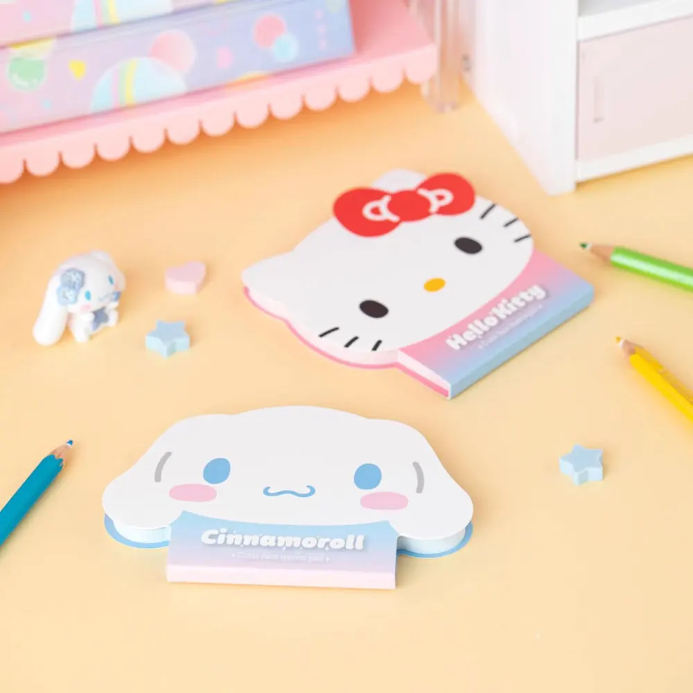 

Стикеры для заметок в стиле аниме Kawaii Cute My Melody Cinnamoroll, не клеящиеся Стикеры, стикеры для заметок