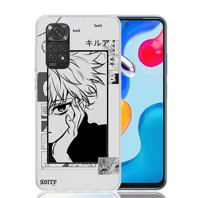 Чехол для телефона Hunter HXH Killua чехол с художественным рисунком Xiaomi Redmi Note 13 12S 12 11S 11E