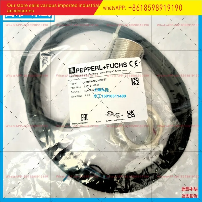 Фото Индуктивный бесконтактный переключатель Pepperl + Fuchs NBN NBB10 NBB15-30GM50-E2-V1, оригинальный импортный новый №4