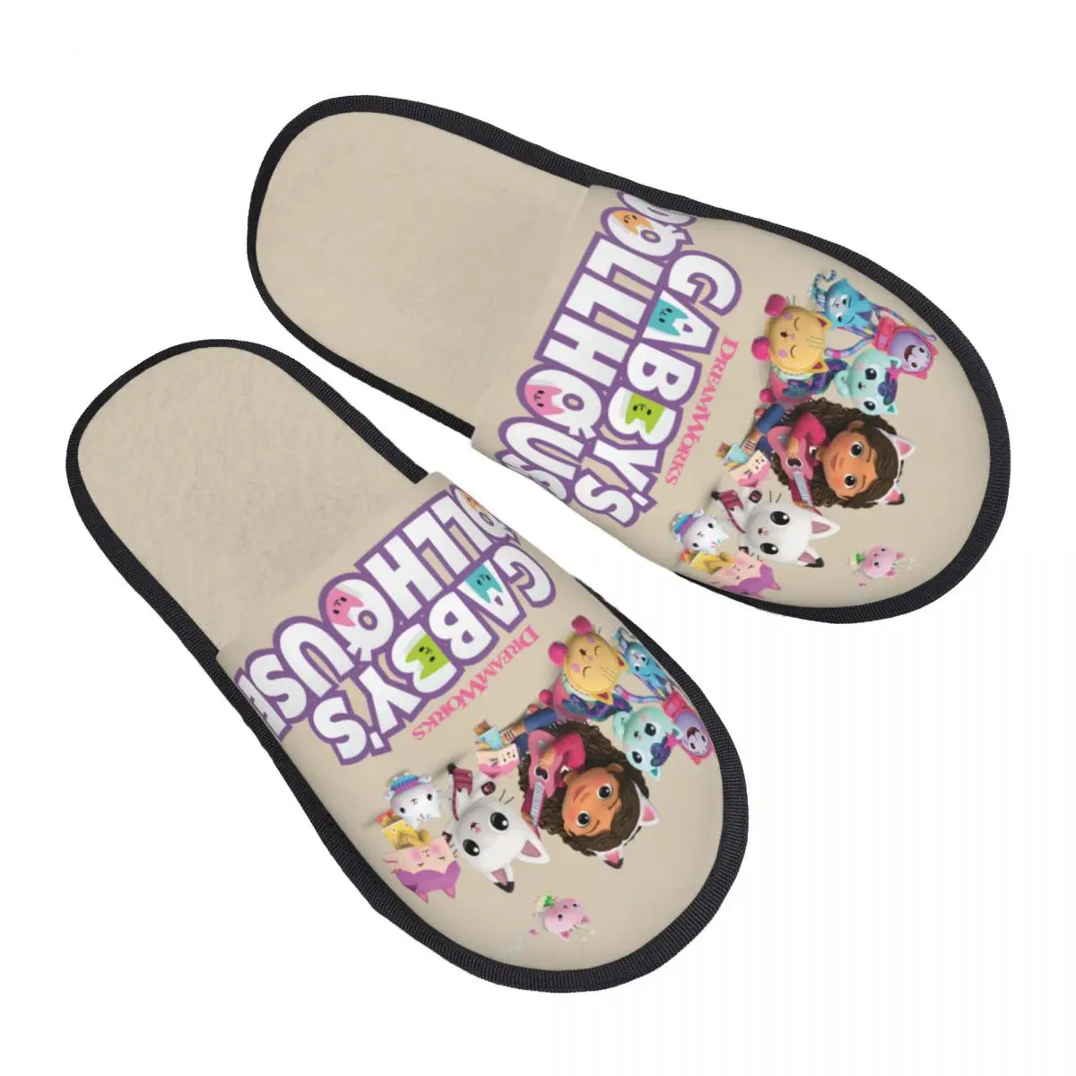 

Gabbys, удобные тапочки для кукольного дома с пенным наполнителем с эффектом памяти, женская домашняя обувь для спальни