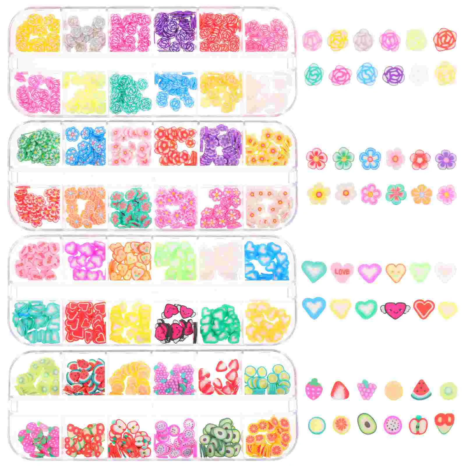 

Slices Clay Nail Diypolymerhandicrafts Making Cover Decorations Decor Supplies Manicure Colorful