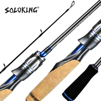 soloking 2 section lure fishing rod baicasting spinning fishing rod 2 1m2 4m mmh 5 17lb line weight 5g 20g lure weight rod