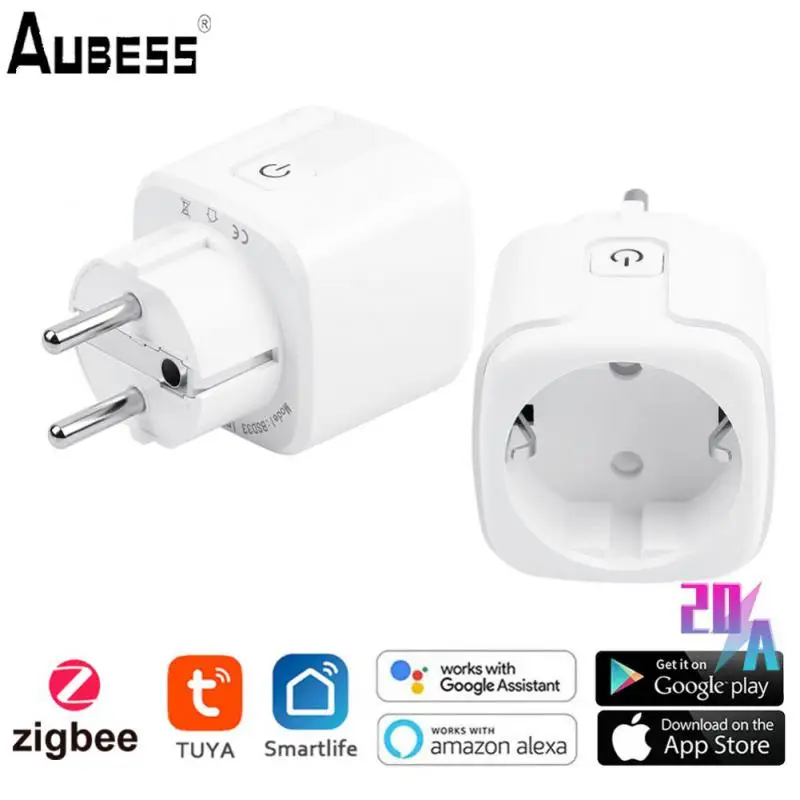 

Смарт-розетка Tuay с поддержкой Wi-Fi и голосового управления