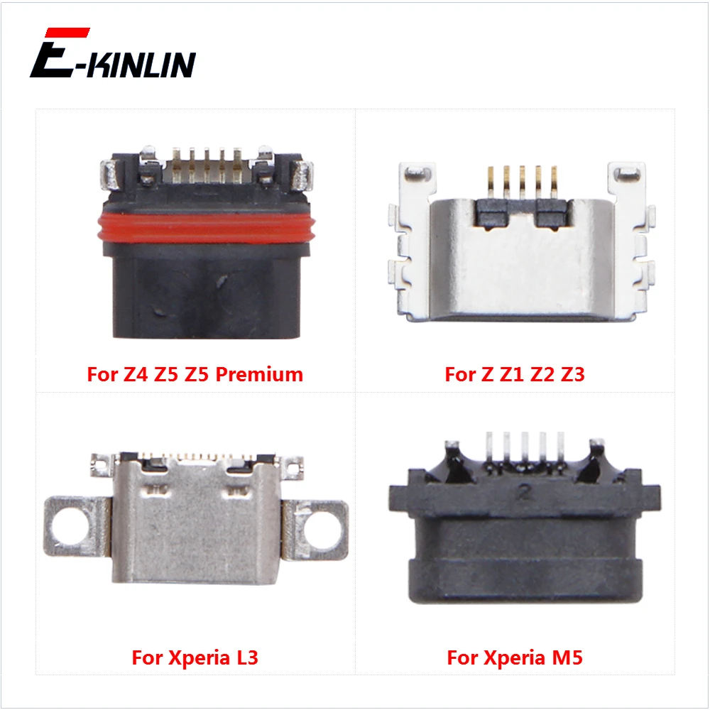 USB-разъем для зарядки разъем док-станции зарядное устройство Sony Xperia L1 L2 L3 M5 M4 Z Ultra Z5