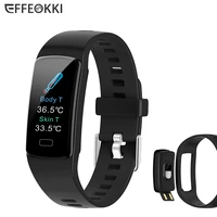 effeokki y9t body temperature fitness smartphone bracelet watch band men measuring sport sleep monitor women smartwatch