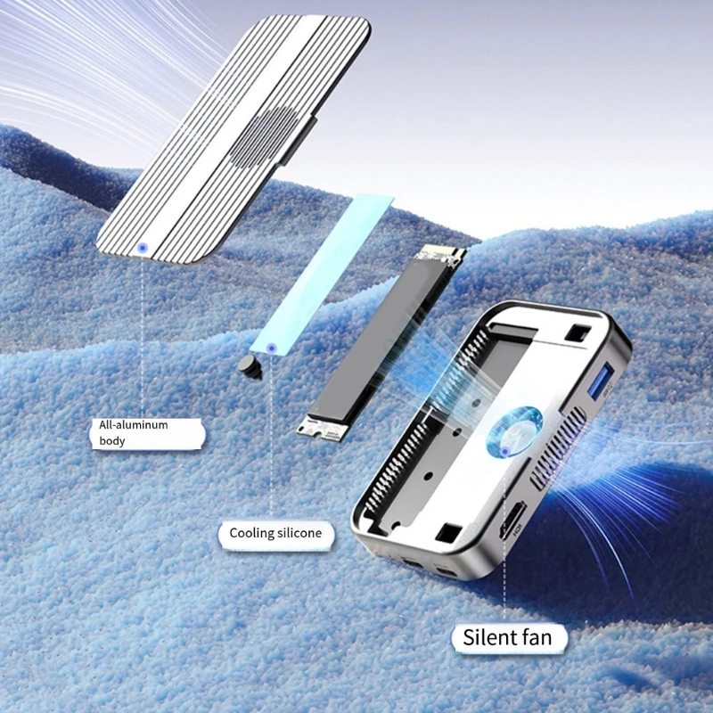Магнитная док-станция M.2 для твердого диска NVMe