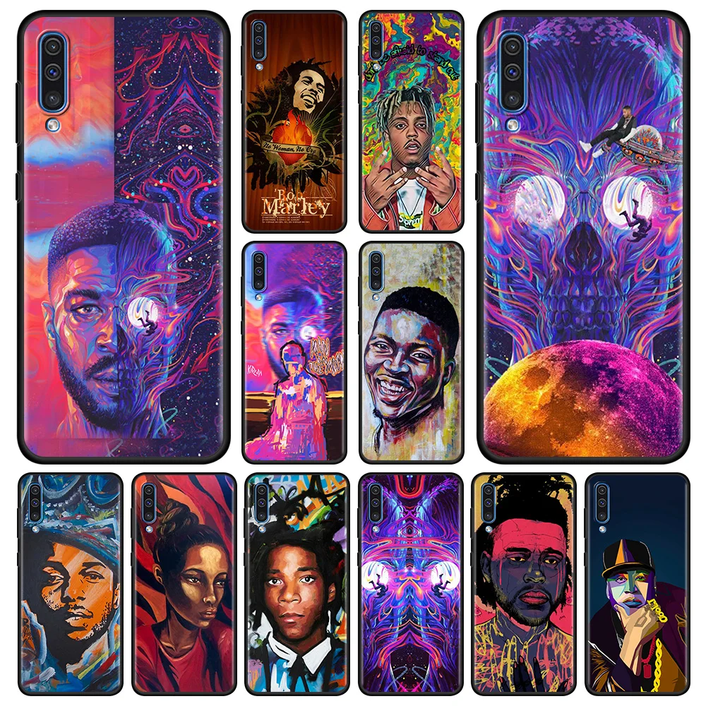

Case For Samsung Galaxy A50 A10 A70 M31 Capa A30 A20e A40 M30s Cover M51 M31s M22 M32 Fundas Art Kid Cudi Mann Auf Dem Mond