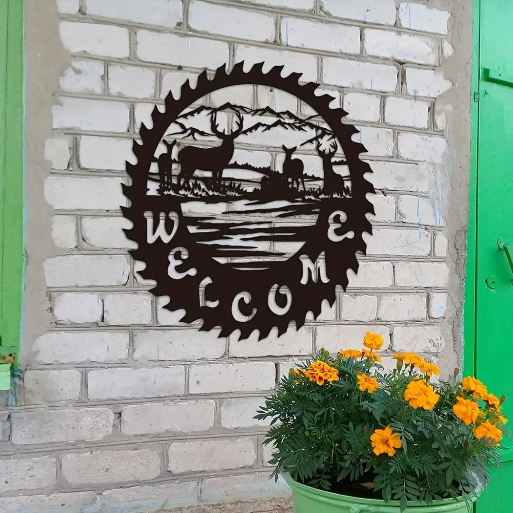 Уникальный Металлический Настенный Акцентный Знак. Красиво Демонстрарует Ваш