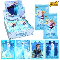 disney kayou frozen cards original movie anime flash card game gift for children anna elsa hans ssr bronzing kids christmas toys