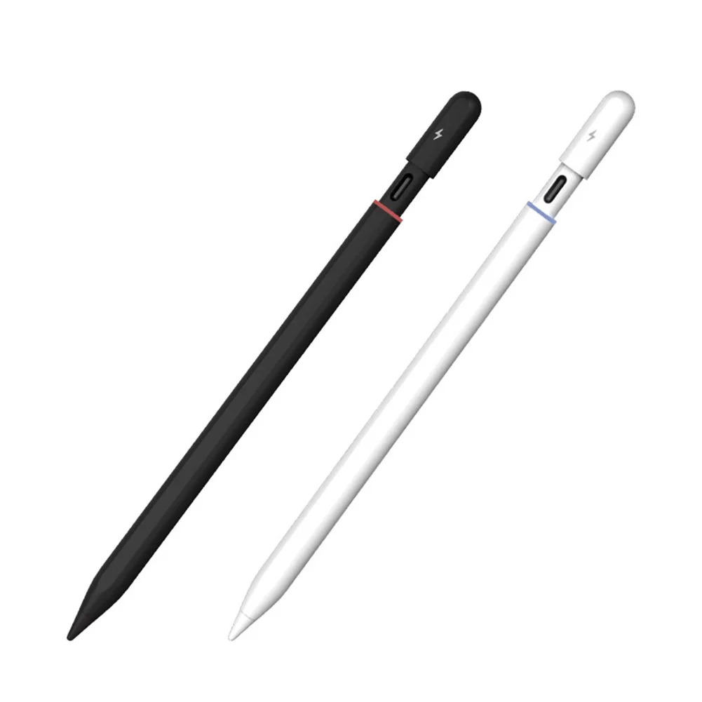 

Активная емкостная ручка Type-C, перезаряжаемая, с функцией поглощения мелких предметов, Стилус из алюминиевого сплава для iPad Pro 11/12 дюймов