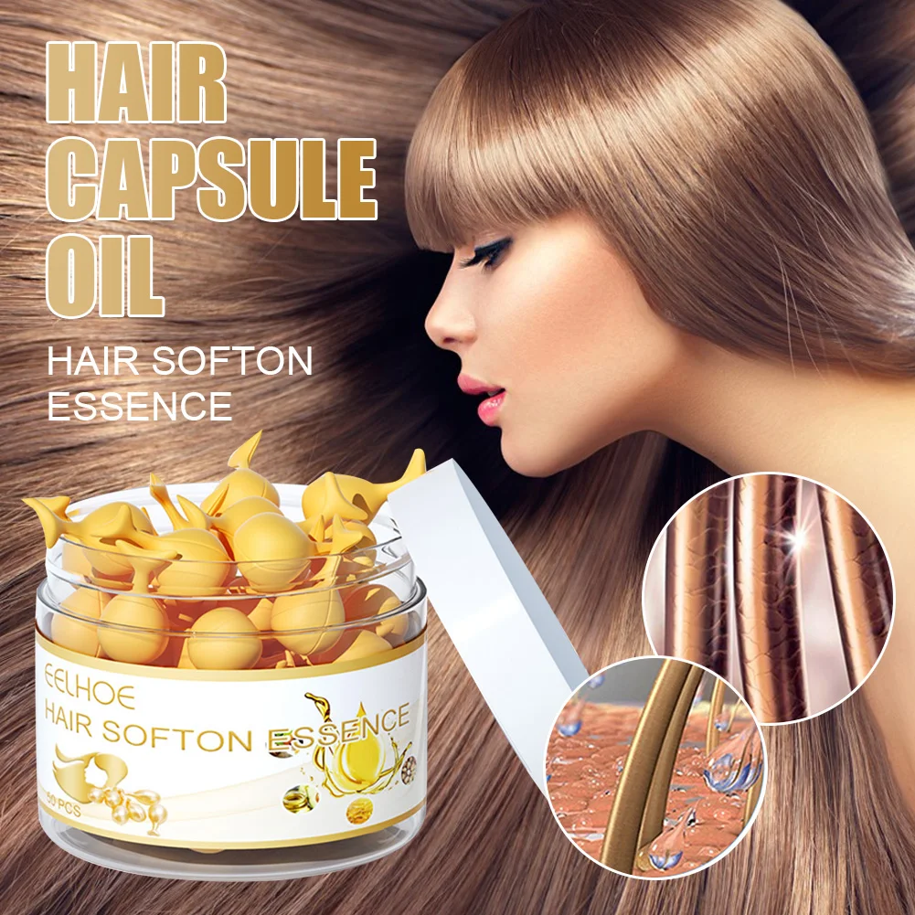 Капсулы с витаминами для волос сыворотка эфирным маслом Восстановления сухих