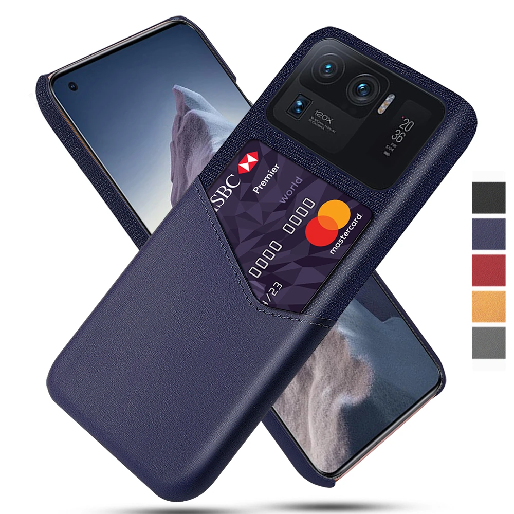 

Febric Card Holder Cover For Xiaomi Mi 11 Ultra 11X Pro 11i Cloth Texture Antiskid Funda For Xiomi Mi 11 Lite Mi11 Ultra Case