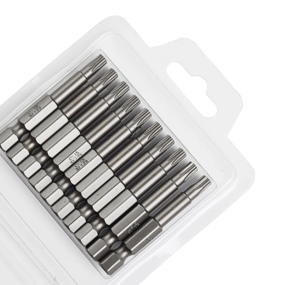 

Screwdriver Bit Upgrade Your Toolkit With 10 Pieces of Torx Screwdriver Bits Made With High Grade Alloy Steel Material