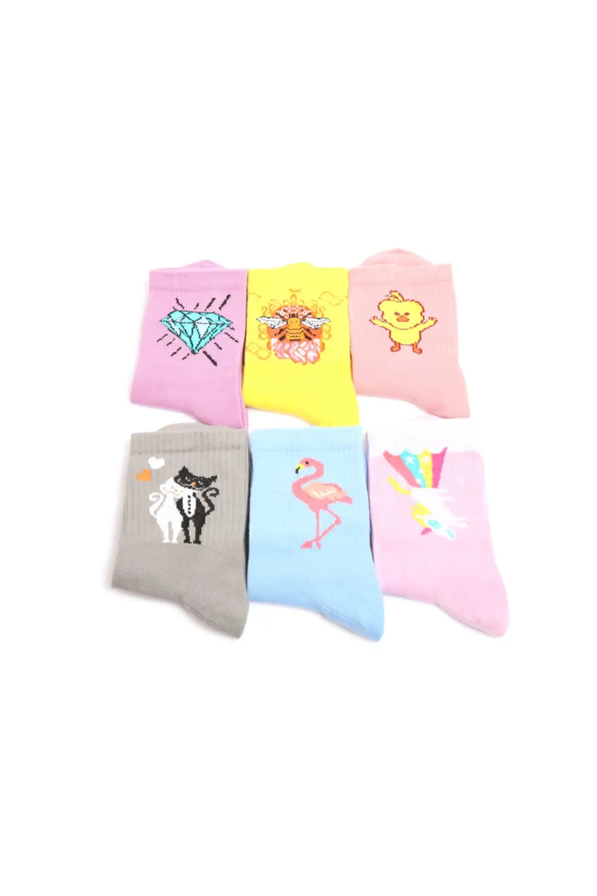 

Красочный дизайн, упаковка носков с узором