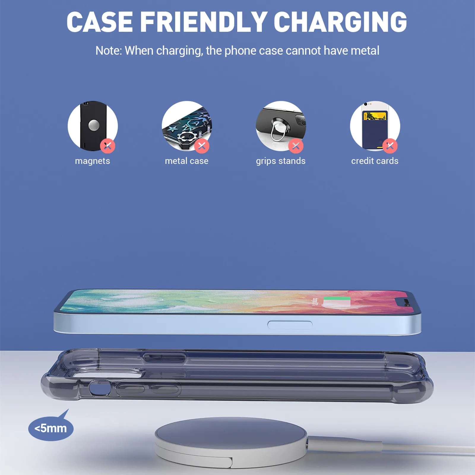 Магнитное Беспроводное зарядное устройство Qi беспроводная зарядная площадка