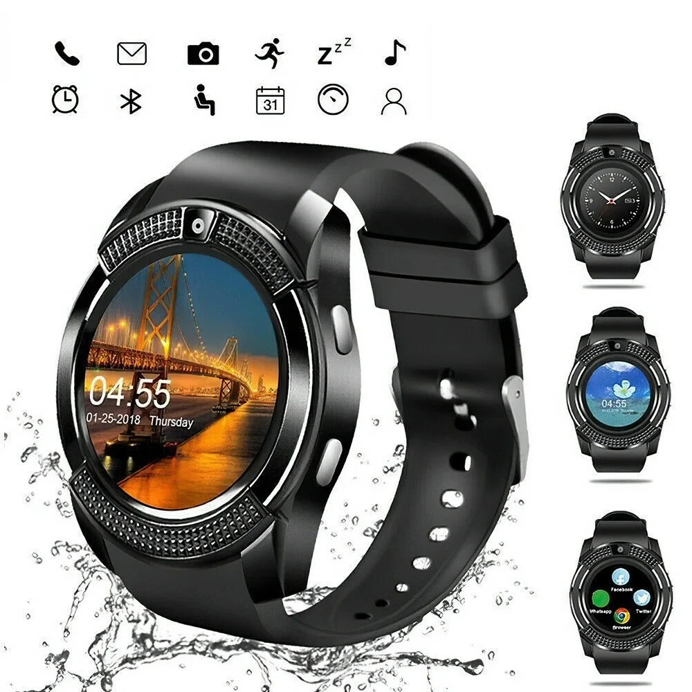 

Smart Watch Fitness Tracker Blood Pressure Heart Rate Sport Watches for Android