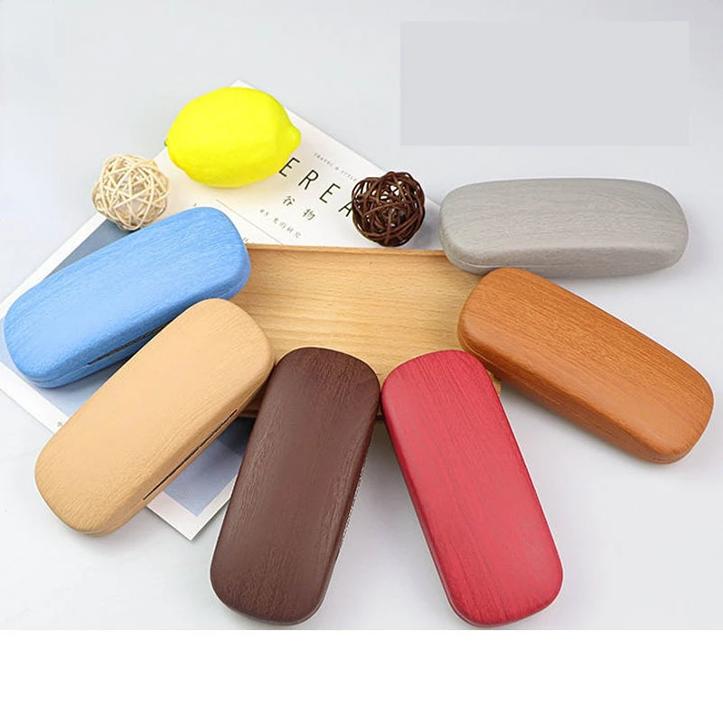 

Новинка, очки с текстурой под дерево, искусственные очки, устойчивые к стрессу, очки для близорукости, очки для дальнозоркости, портативные ...