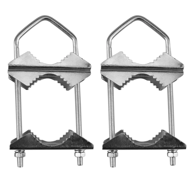 

Satellite Wall Clamp Set, Wifi Antenna Bracket U-Holder Antenna Holder