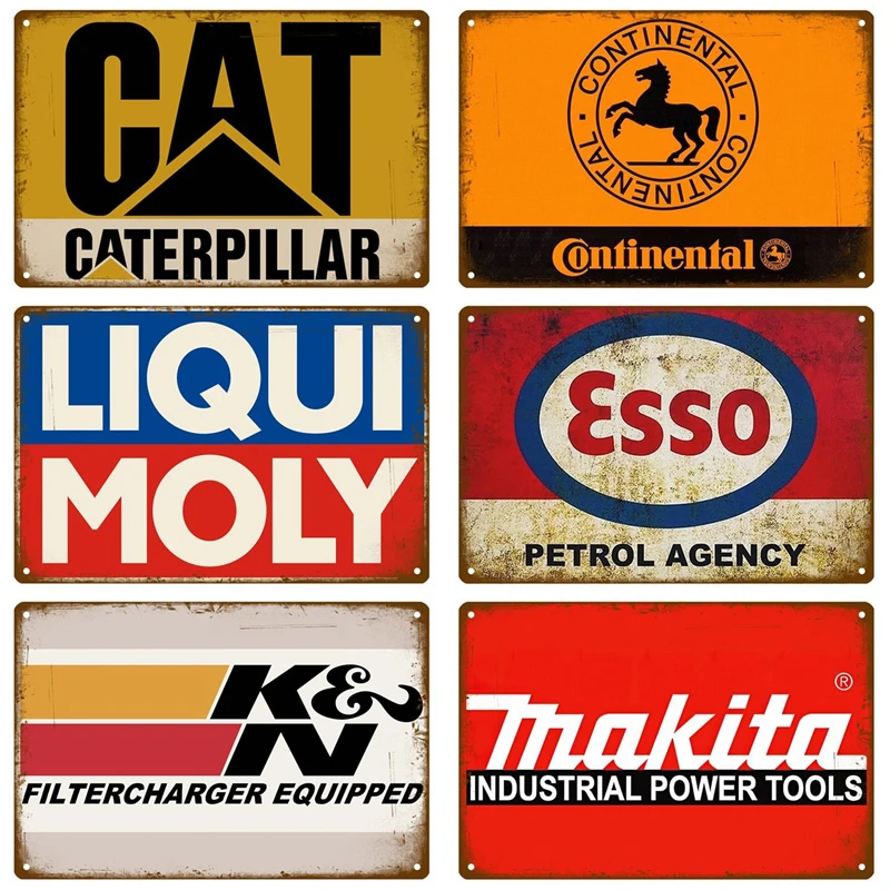 

Жестяной знак в стиле ретро, винтажный металлический знак для моторного масла, для гаража, автозаправочной станции, мужская пещера, Клубное ...