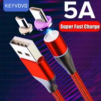 5a magnetic micro usb type c charger cable fast charging phone data cord for xiaomi huawei poco qc3 0 supercharge 40w magnet