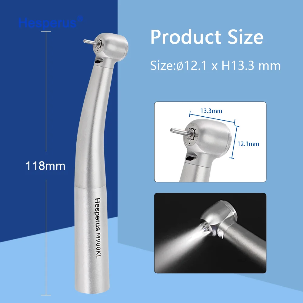 M900KL Den tal Оптическое волокно Светодиодная 3-кратная турбина Высокоскоростной