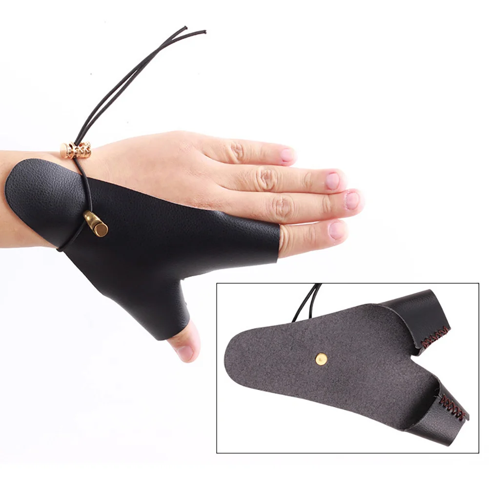 

Archery Hand Guard Bow Protector Cover Glove Traditional Longbow Finger Gear Gloves Shooting Forearm Accessory