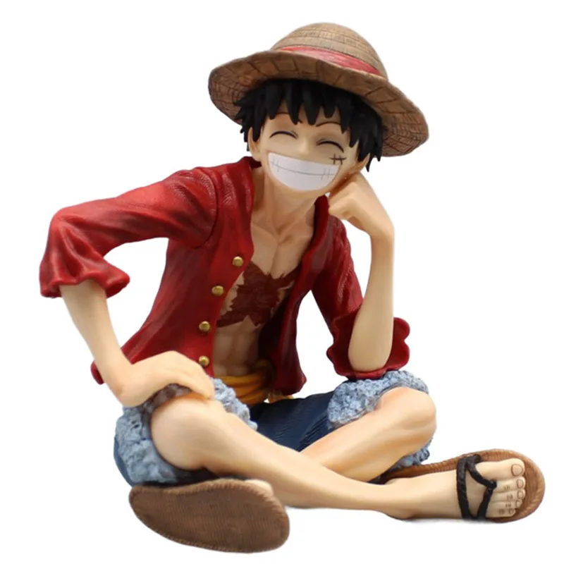 

13cm Anime One Piece Luffy Figure Monkey D. Luffy Smiley Face Action Figures PVC Collection Model Toys for Children Doll Gifts