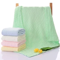 thick baby bath towels children gauze bubble bath towels newborn cotton super soft swaddle muslin wraps diaper blankets 6 layer
