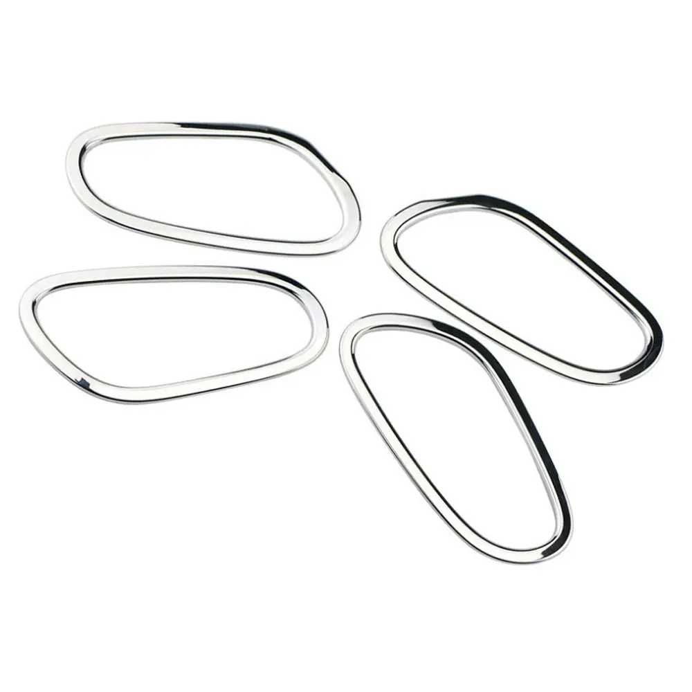 4 шт. ABC хромированная внутренняя дверная ручка автомобиля декоративная рамка