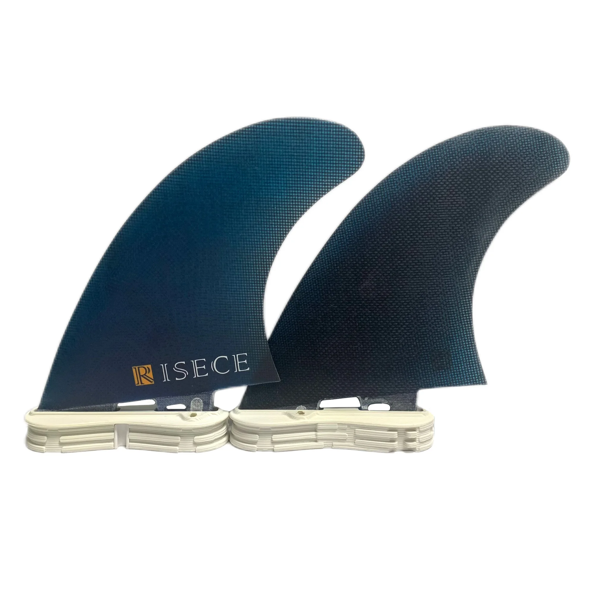 Фото Плавники для серфборда RISECE Power Twin Fins, высокопроизводительные, из стекловолокна, черно-синие №5