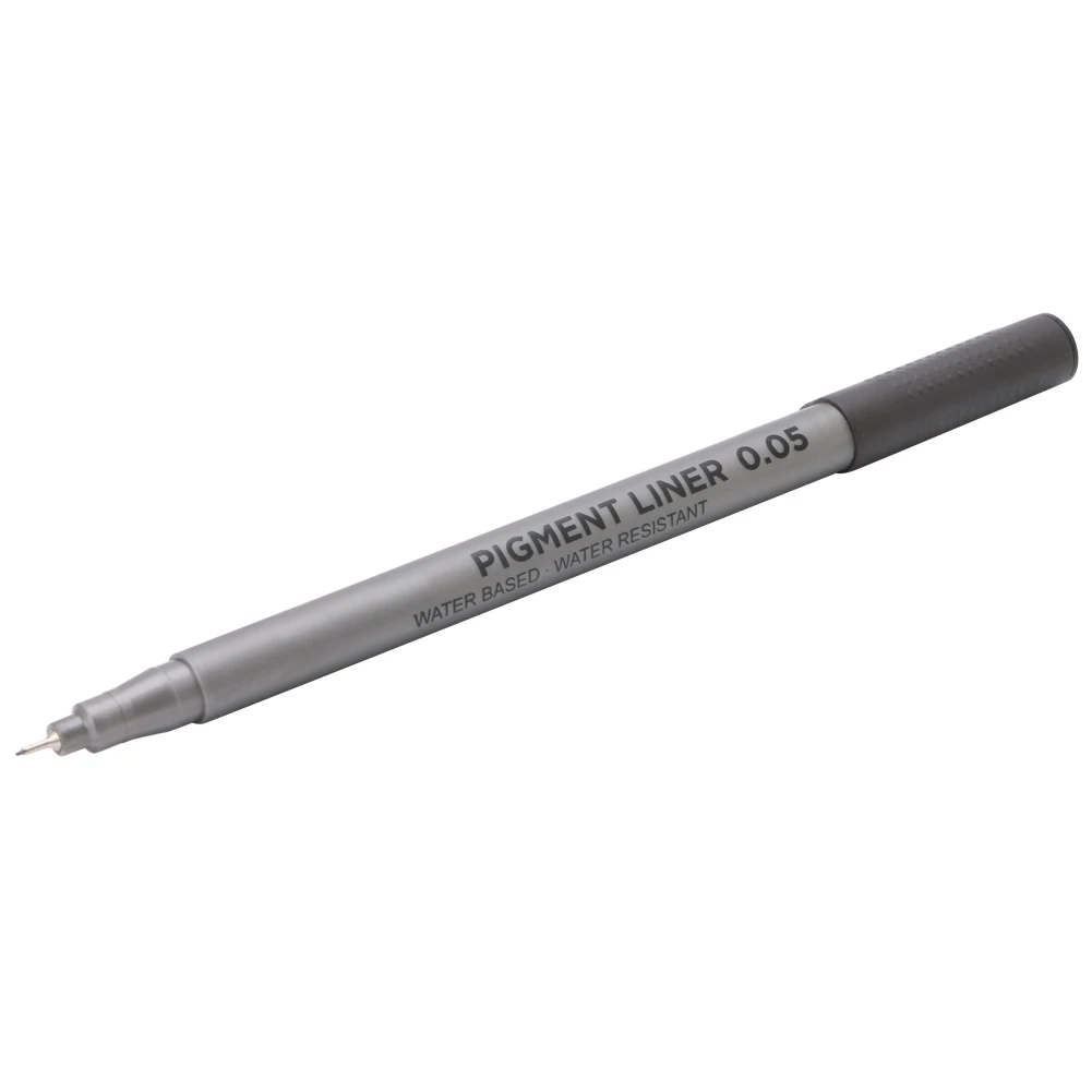 

1 черная ручка с тонкой линией, водонепроницаемый маркер для письма, художественные ручки для набросков 0,05 мм